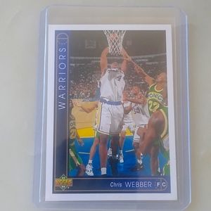 93-94 Upper Deck Chris Webber Rookie Card